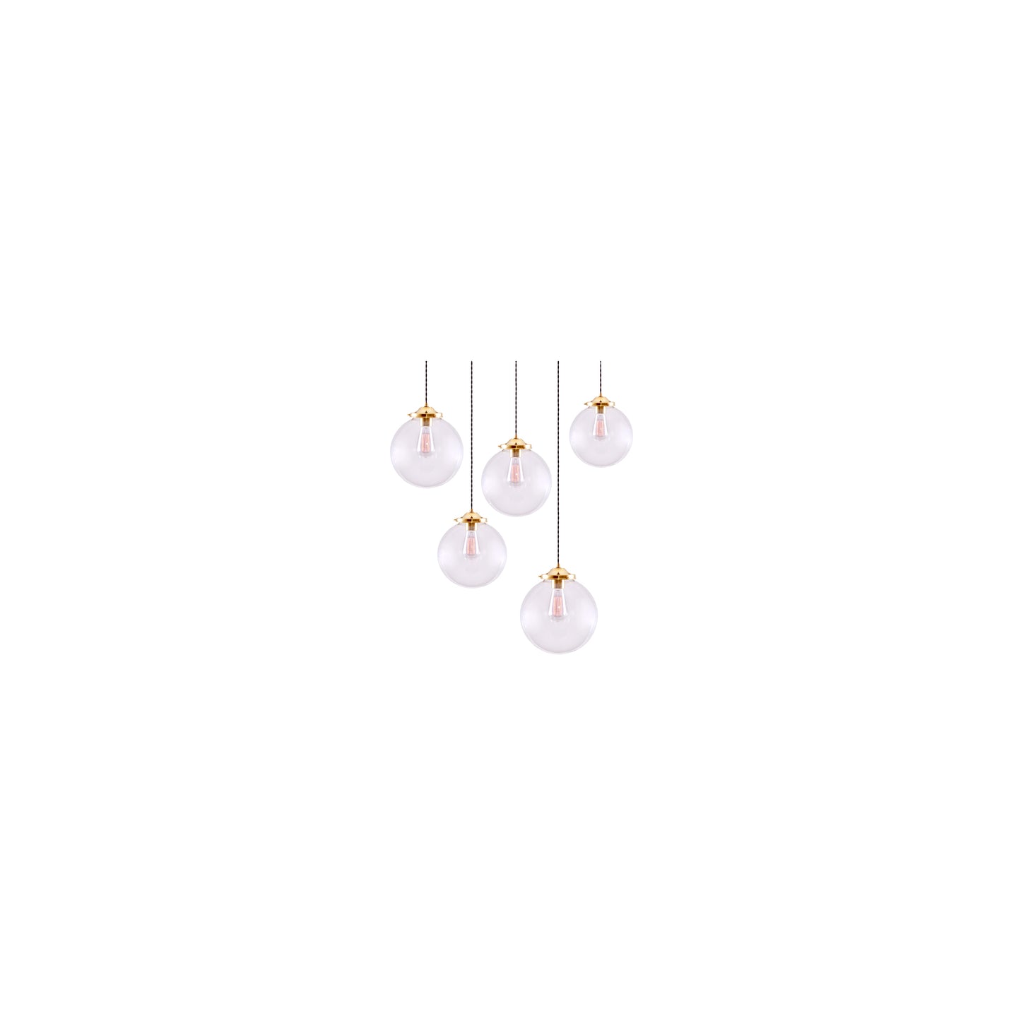 Riad 250mm 5-Light Globe Cluster Pendant