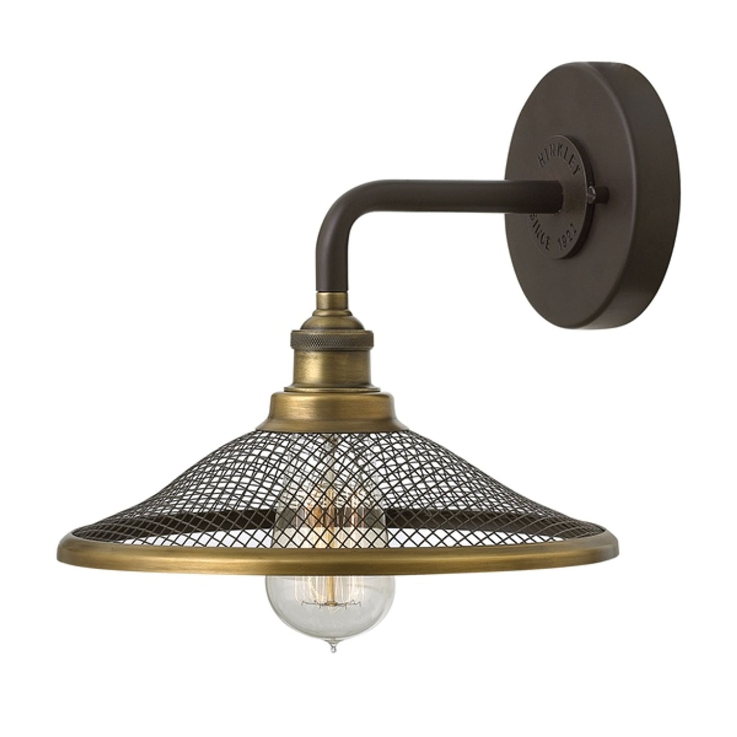 Rigby 1lt Wall Light Buckeye Bronze