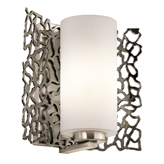 Silver Coral Wall Light