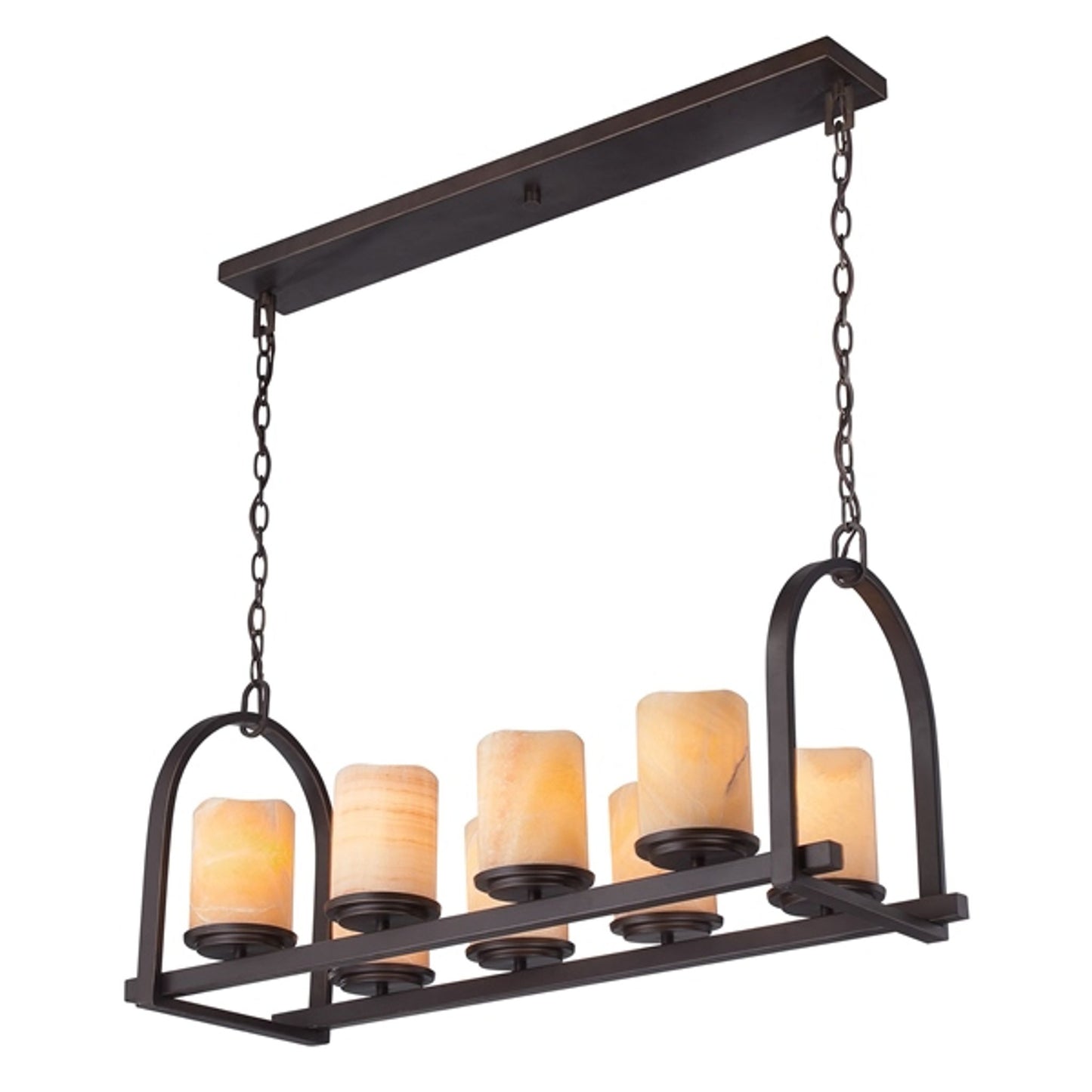 Aldora 8-Light Island Pendant Bronze