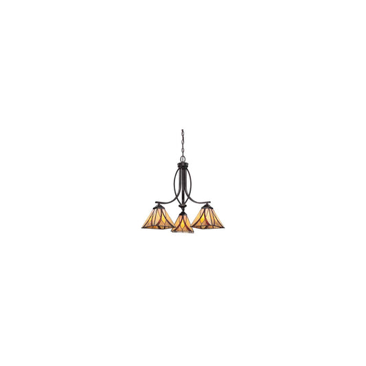 Asheville 3-Light Pendant Valiant Bronze