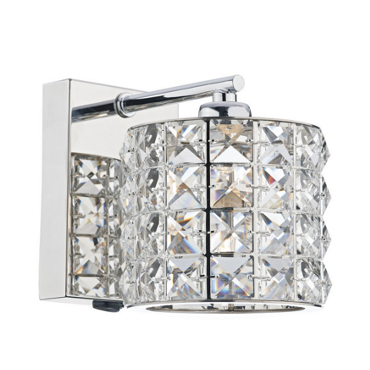 Agneta 1-Light Wall Bracket Polished Chrome