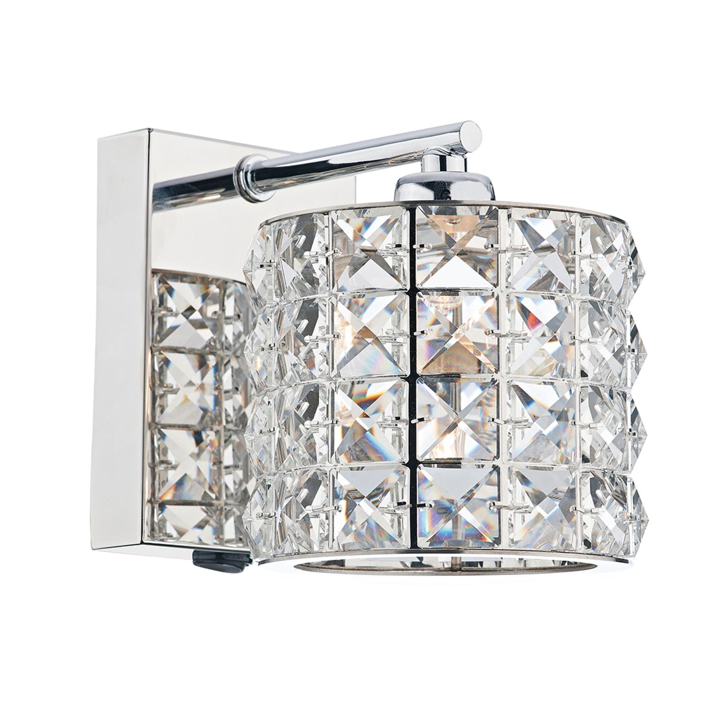 Agneta 1-Light Wall Bracket Polished Chrome