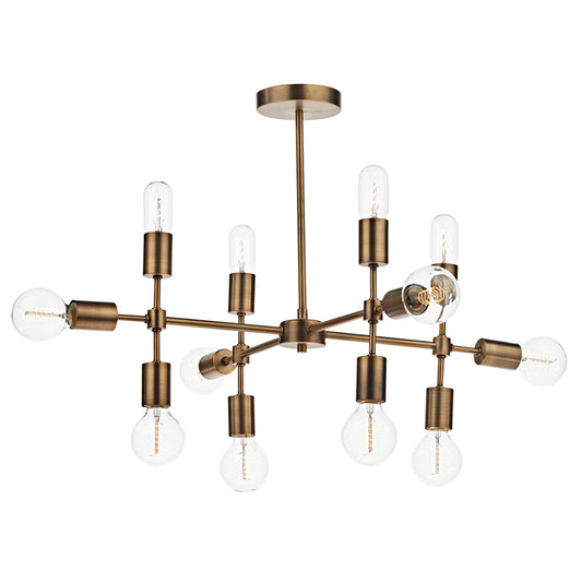 CODE 12-Light Chandelier Old Gold