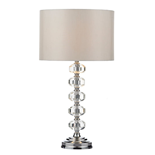 Oleana Polished Chrome Table Lamp