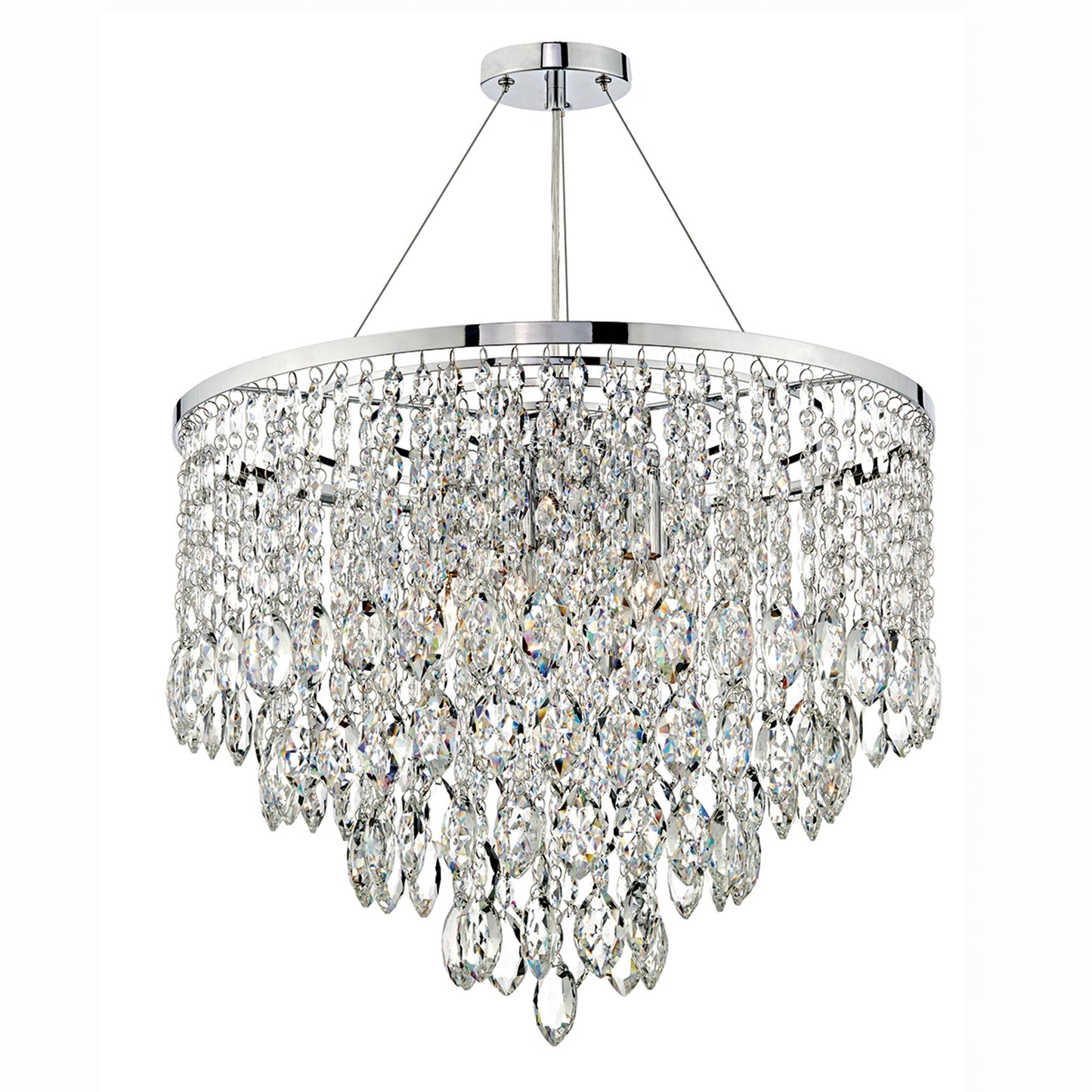 Pescara Five-Light Crystal Pendant