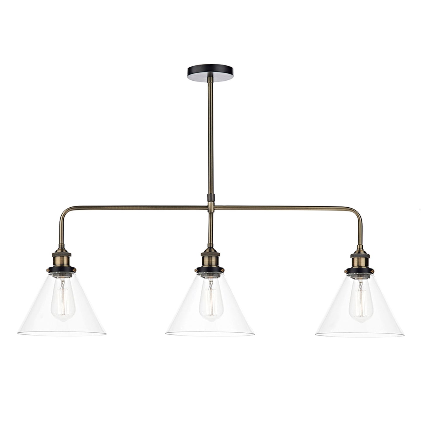 Ray Three-Light Kitchen Island Pendant