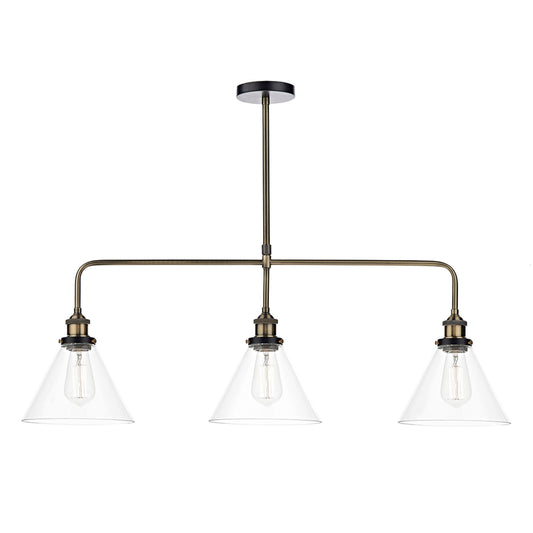 Ray Three-Light Kitchen Island Pendant