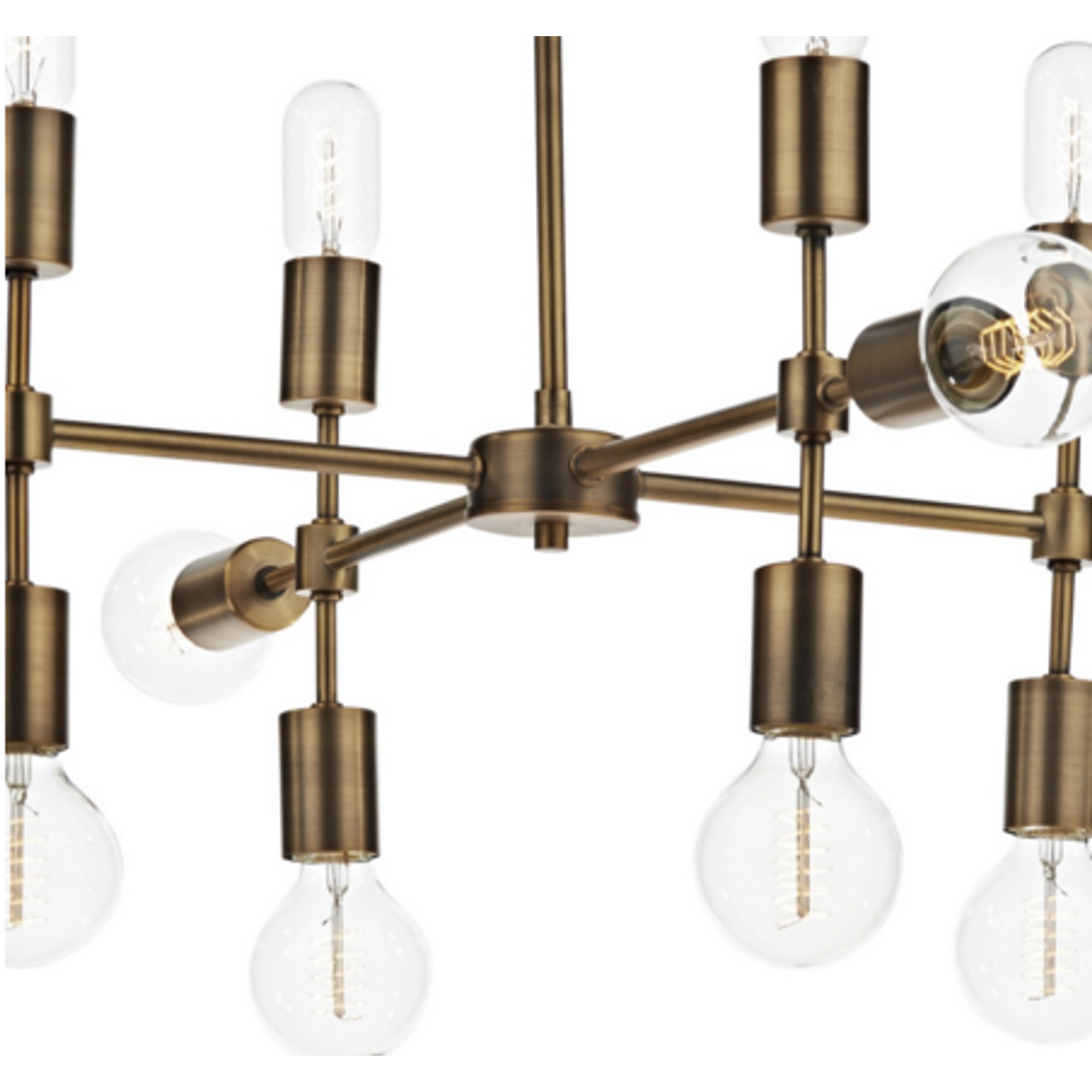 CODE 12-Light Chandelier Old Gold