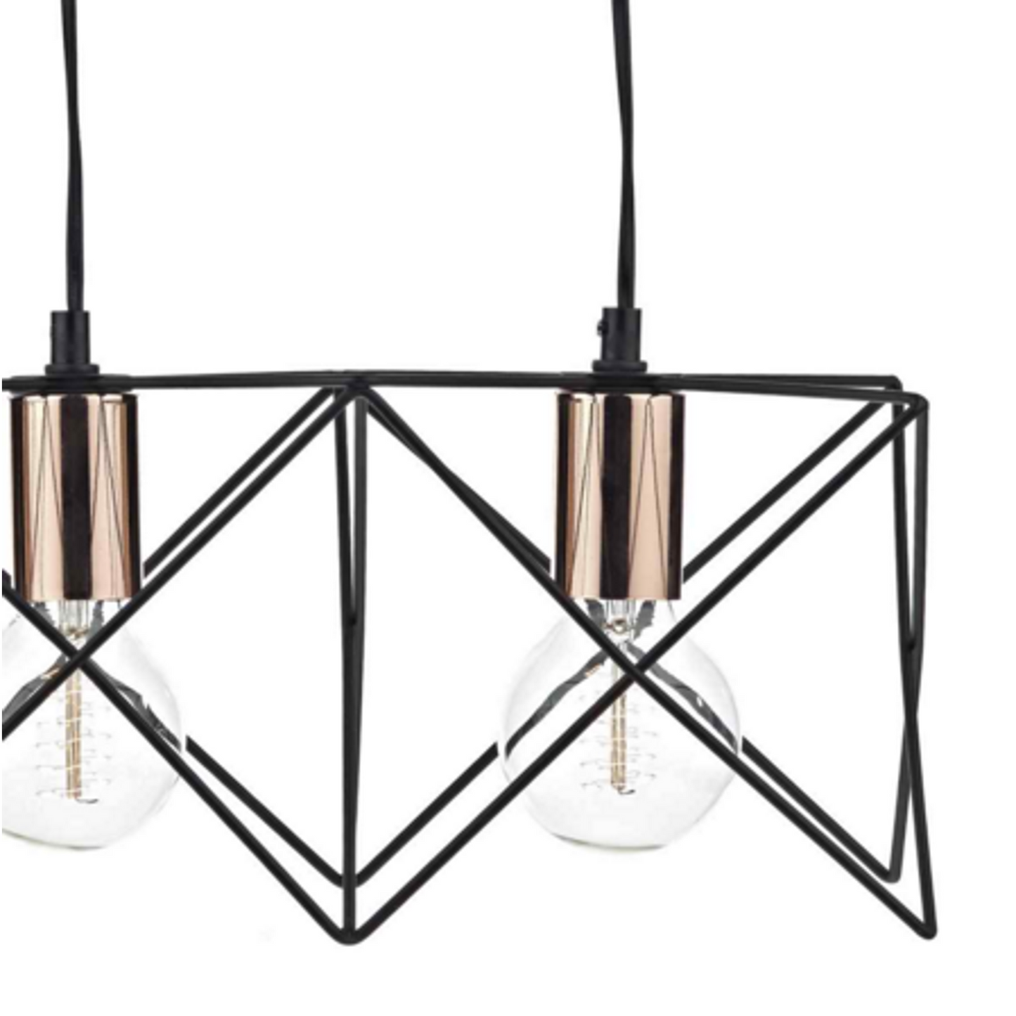 MIDI 3-Light Bar Pendant with Black Copper