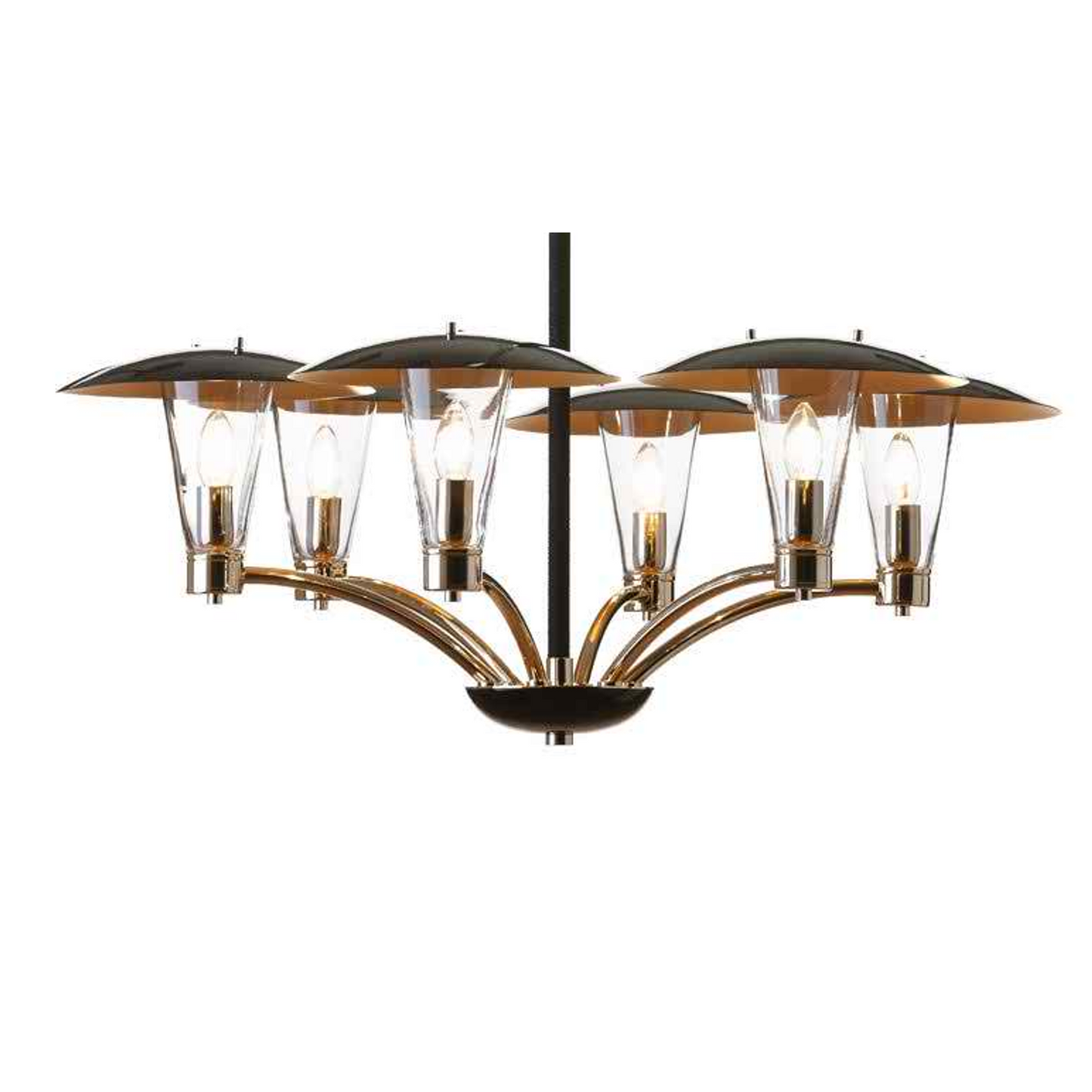 Freeman Gold Black Chandelier