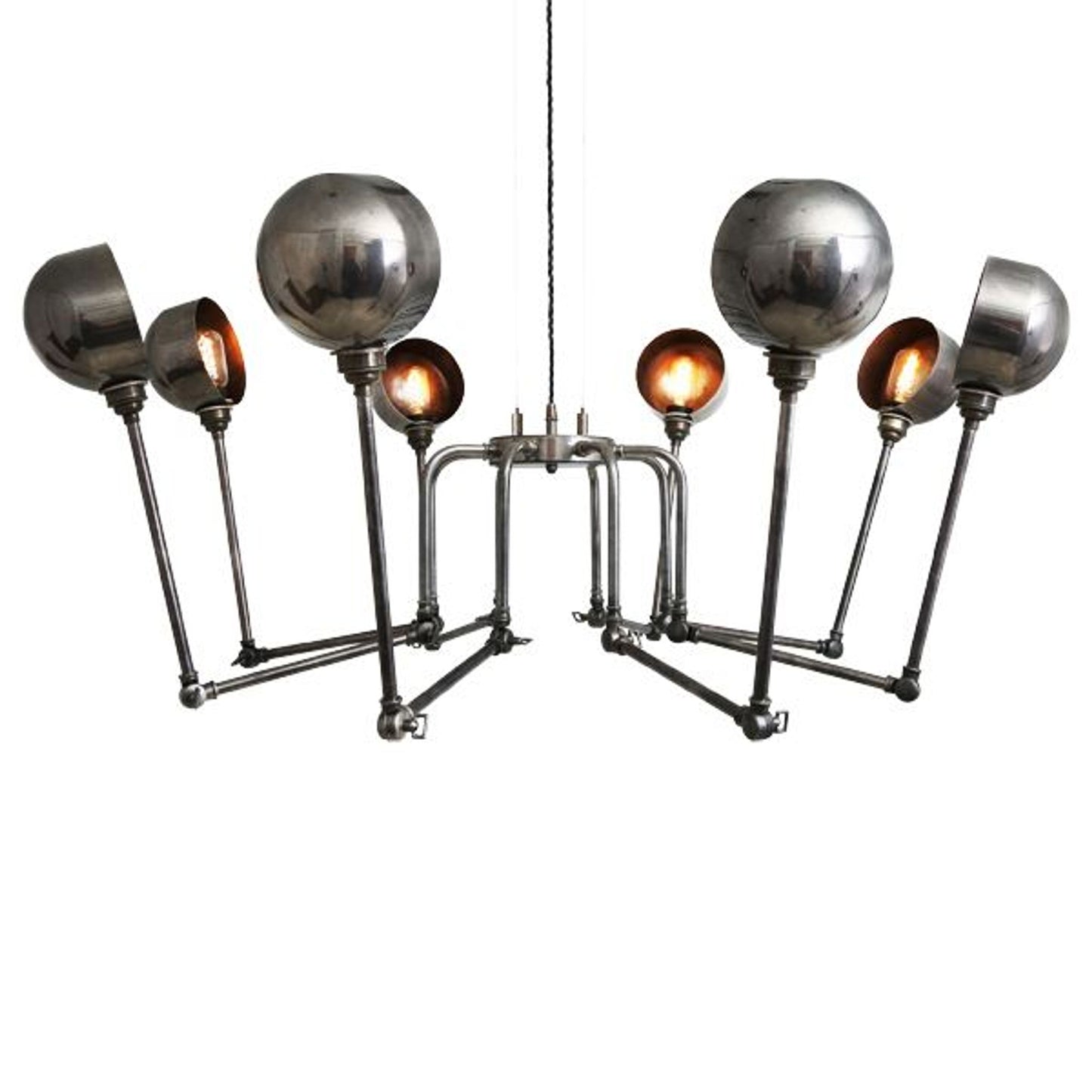 San Jose 8-Light Adjustable Modern Chandelier with Adjustable Arms