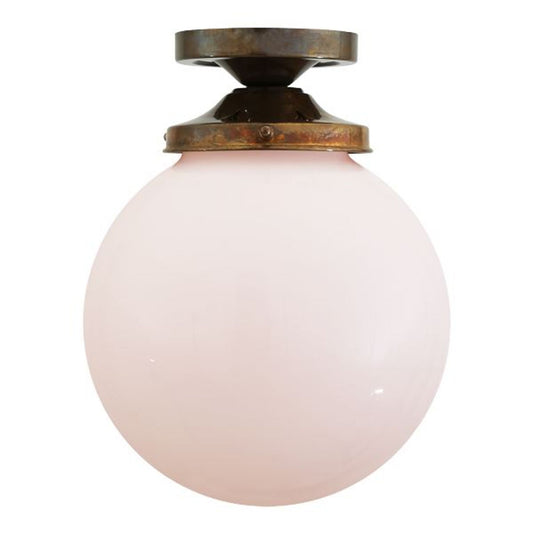 Yerevan Opal Glass Flush Ceiling Light