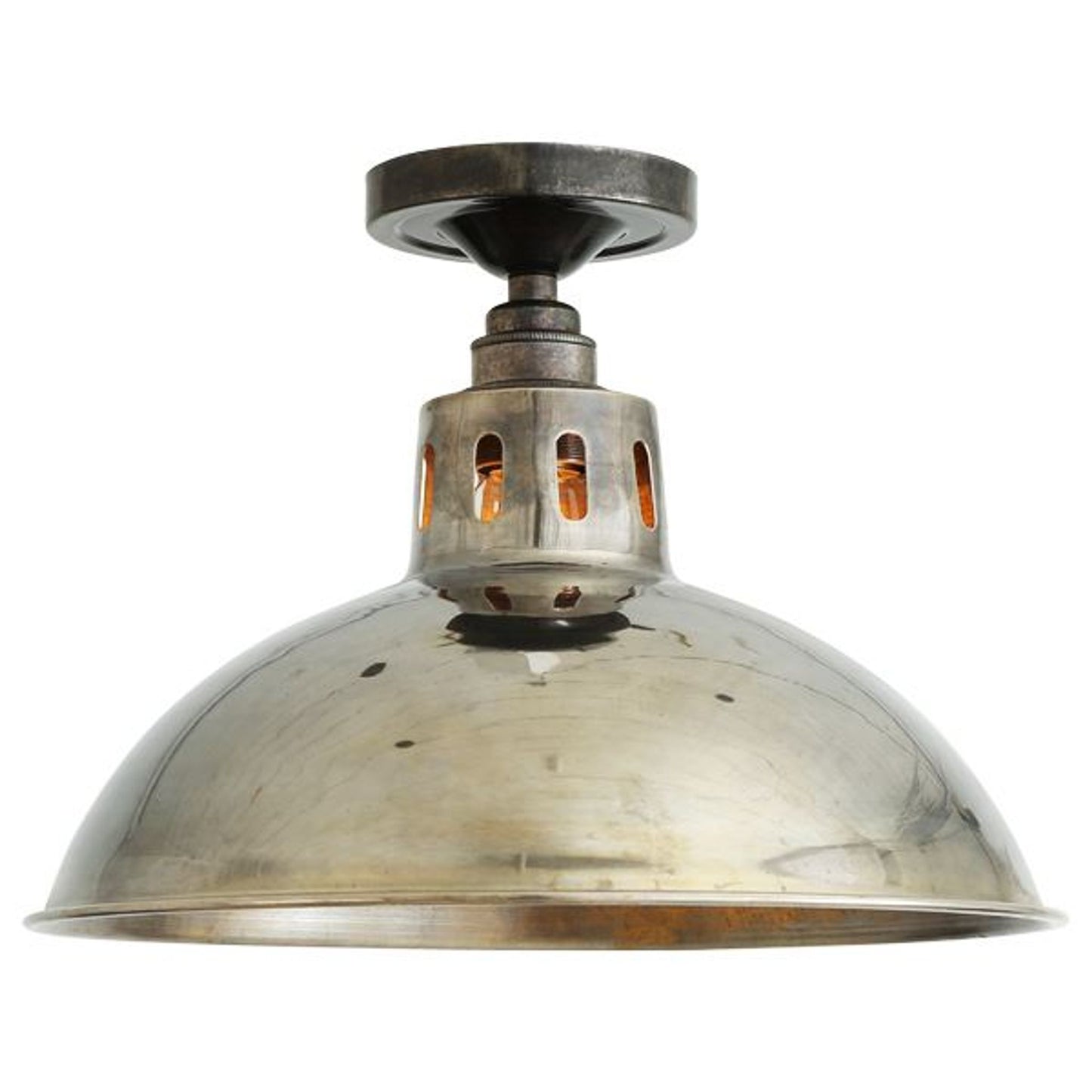 Paris Industrial Brass Ceiling Light