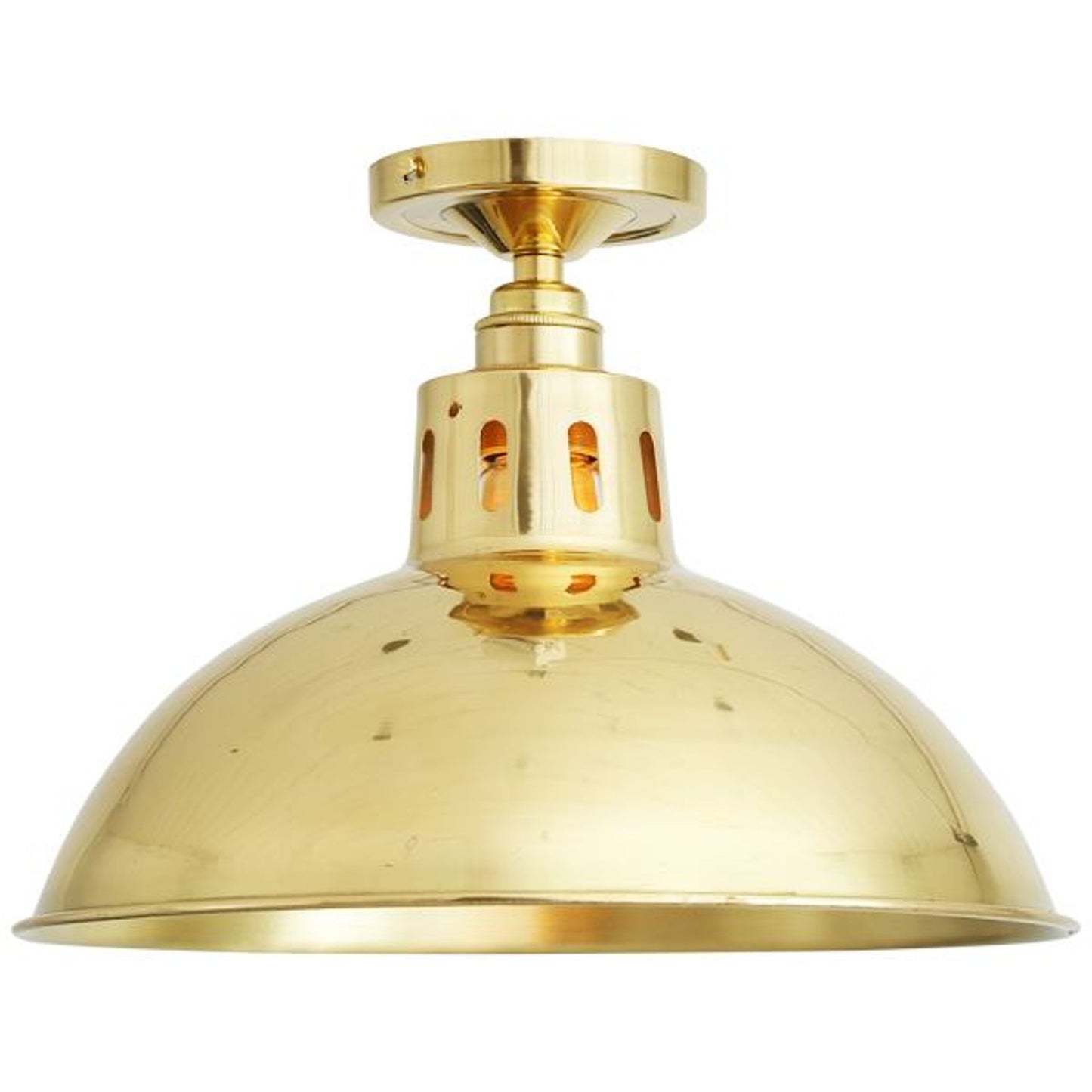 Paris Industrial Brass Ceiling Light