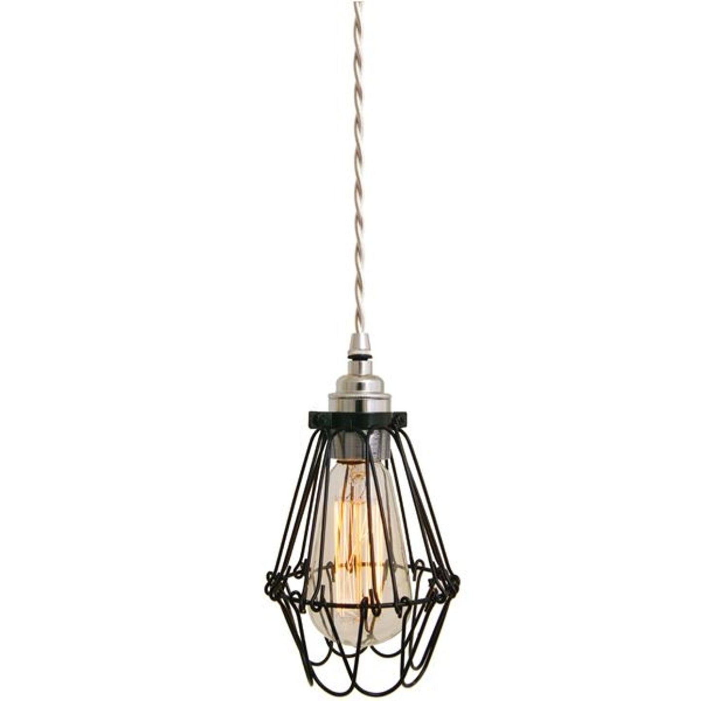 Praia Industrial Cage Pendant Light