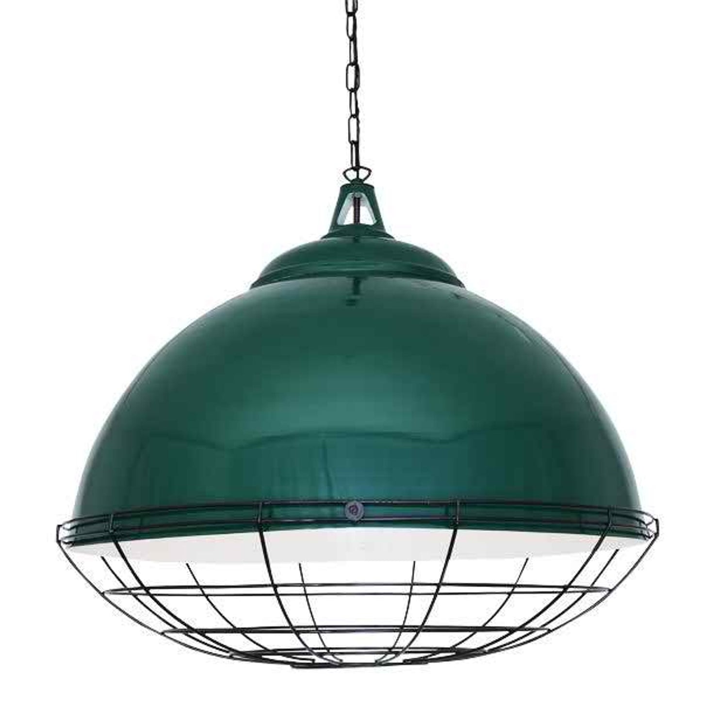 Brussels Single Pendant with Powder Coated Cage