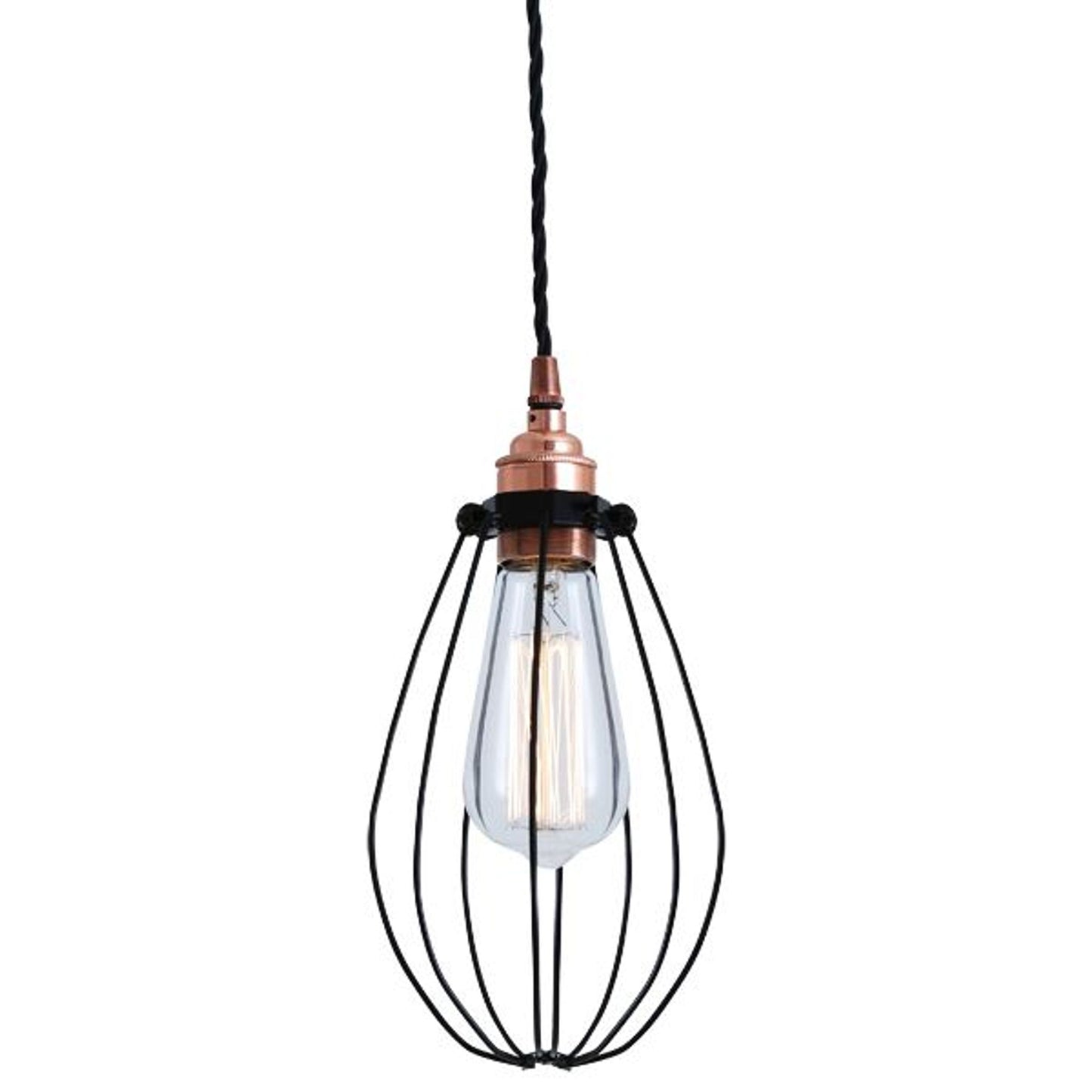 Abuja Industrial Pendant Copper with Vintage-Style Design