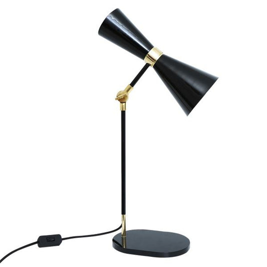 Cairo Mid-Century Brass Table Lamp