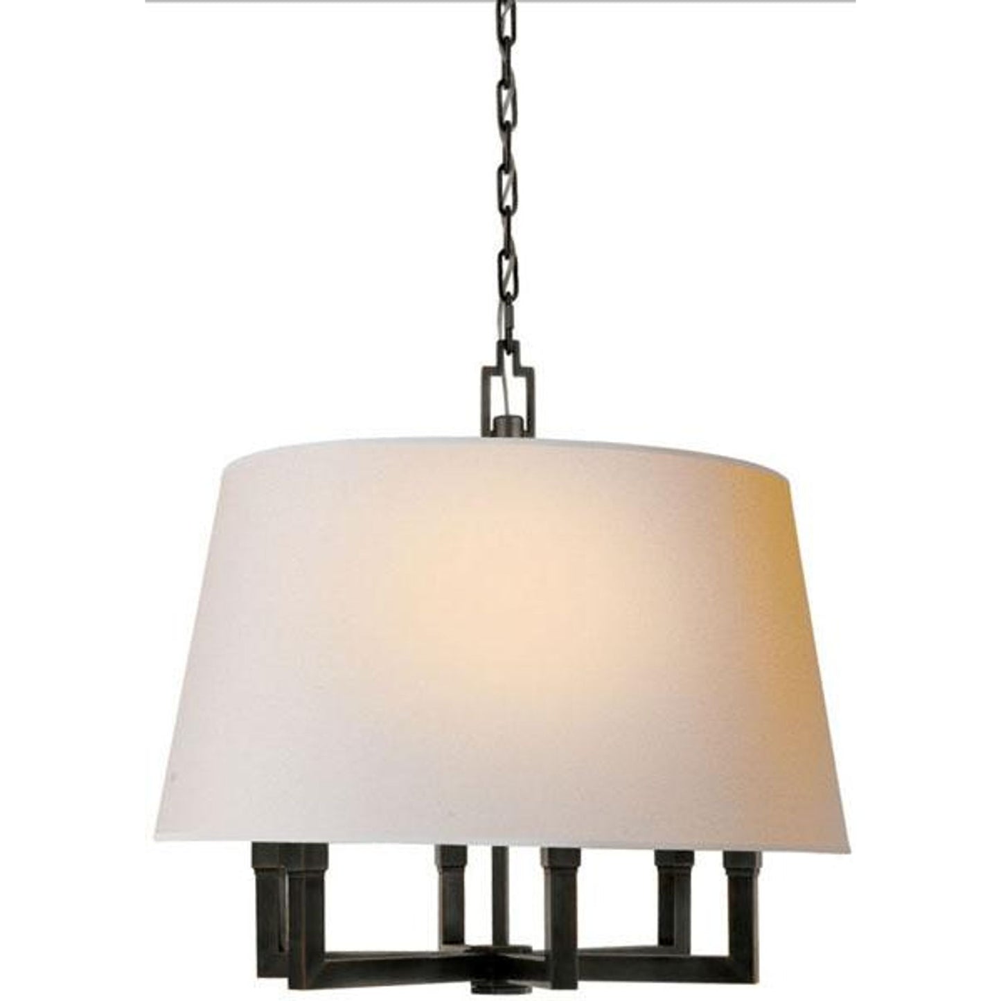 Square 6-Light Tube Pendant