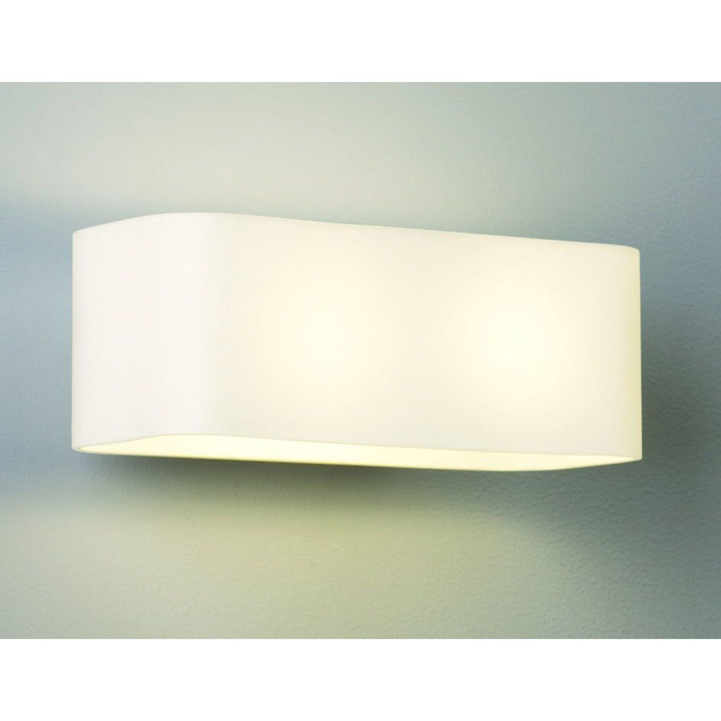 Obround Opal Glass Modern Wall Light