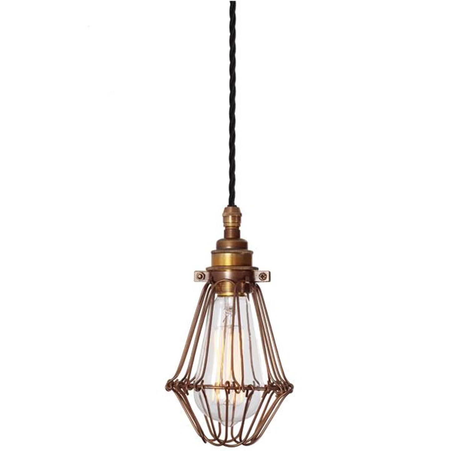 Praia Industrial Cage Pendant Light