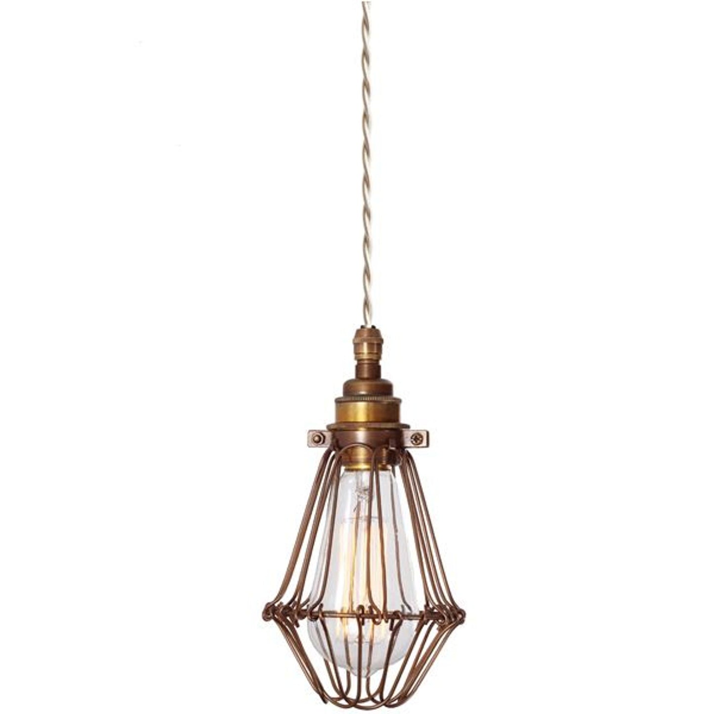 Praia Industrial Cage Pendant Light