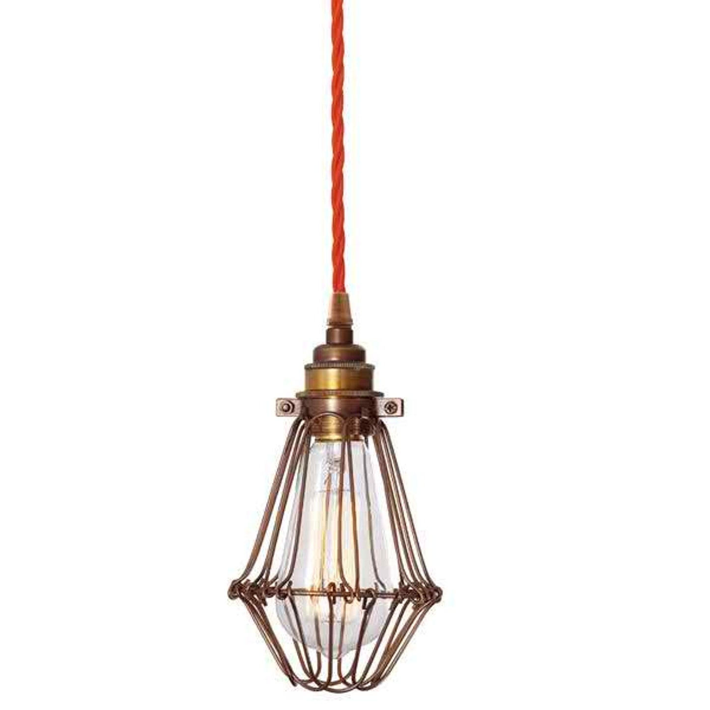 Praia Industrial Cage Pendant Light