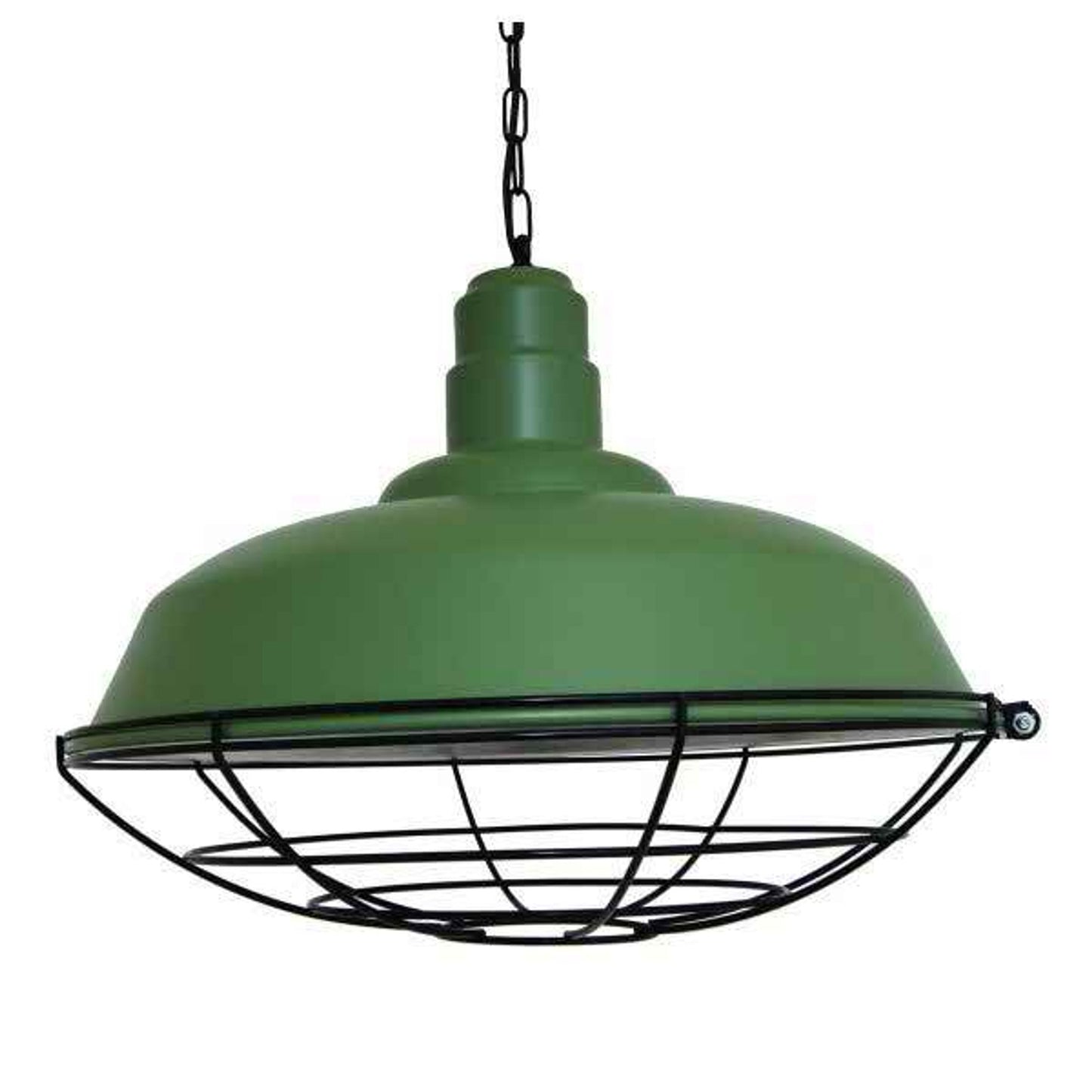 Cobal Industrial Pendant with Powder Coated Cage