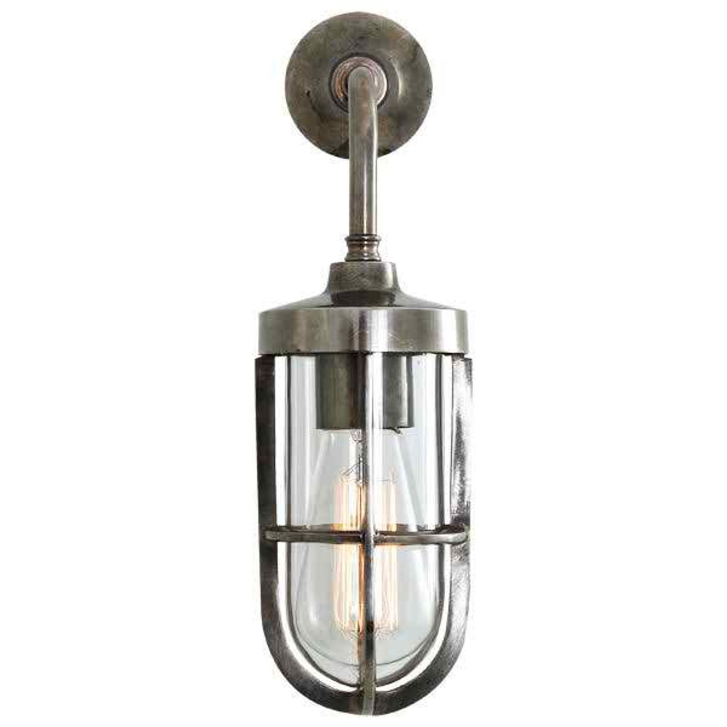 Carac Industrial Well Glass Wall Light IP65