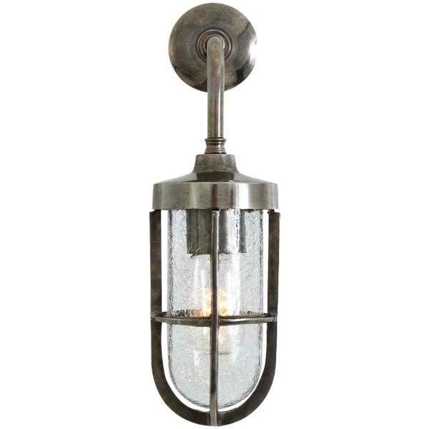 Carac Industrial Well Glass Wall Light IP65