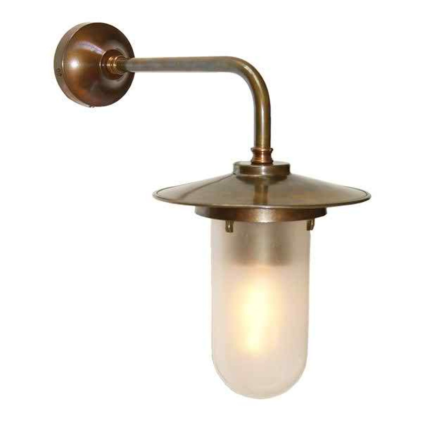 Florin Well Glass Bathroom and Outdoor Wall Light IP65