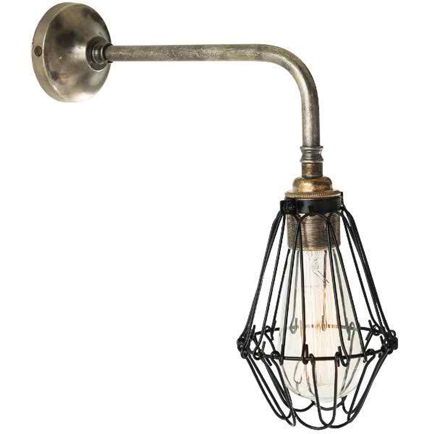 Praia Vintage Cage Wall Light