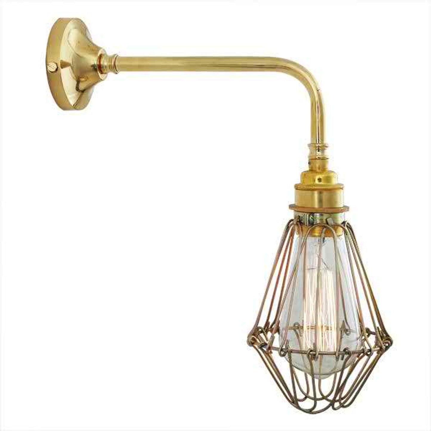 Praia Vintage Cage Wall Light