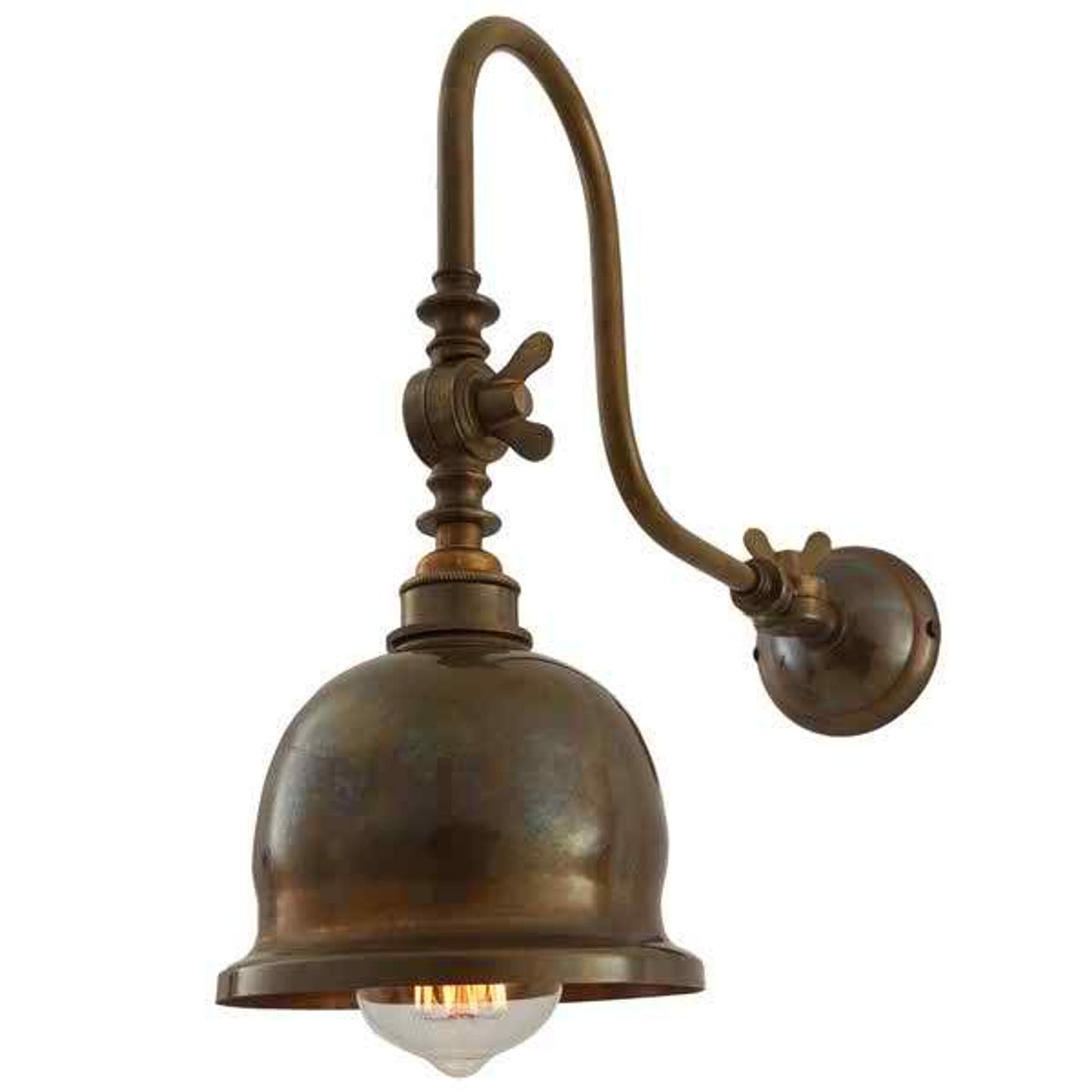 Apia Cast Brass Swivel Wall Light