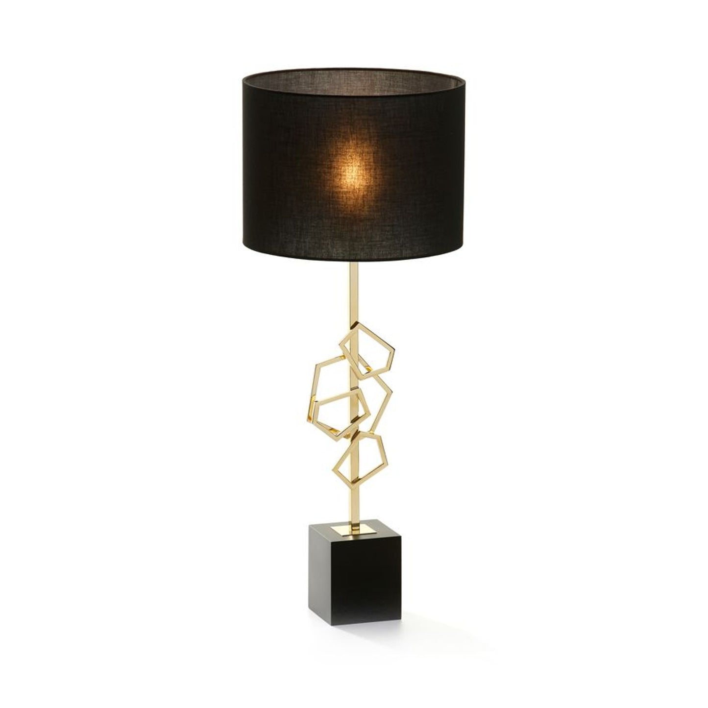 Lisbon to Barcelona Decorative Brass Table Lamp