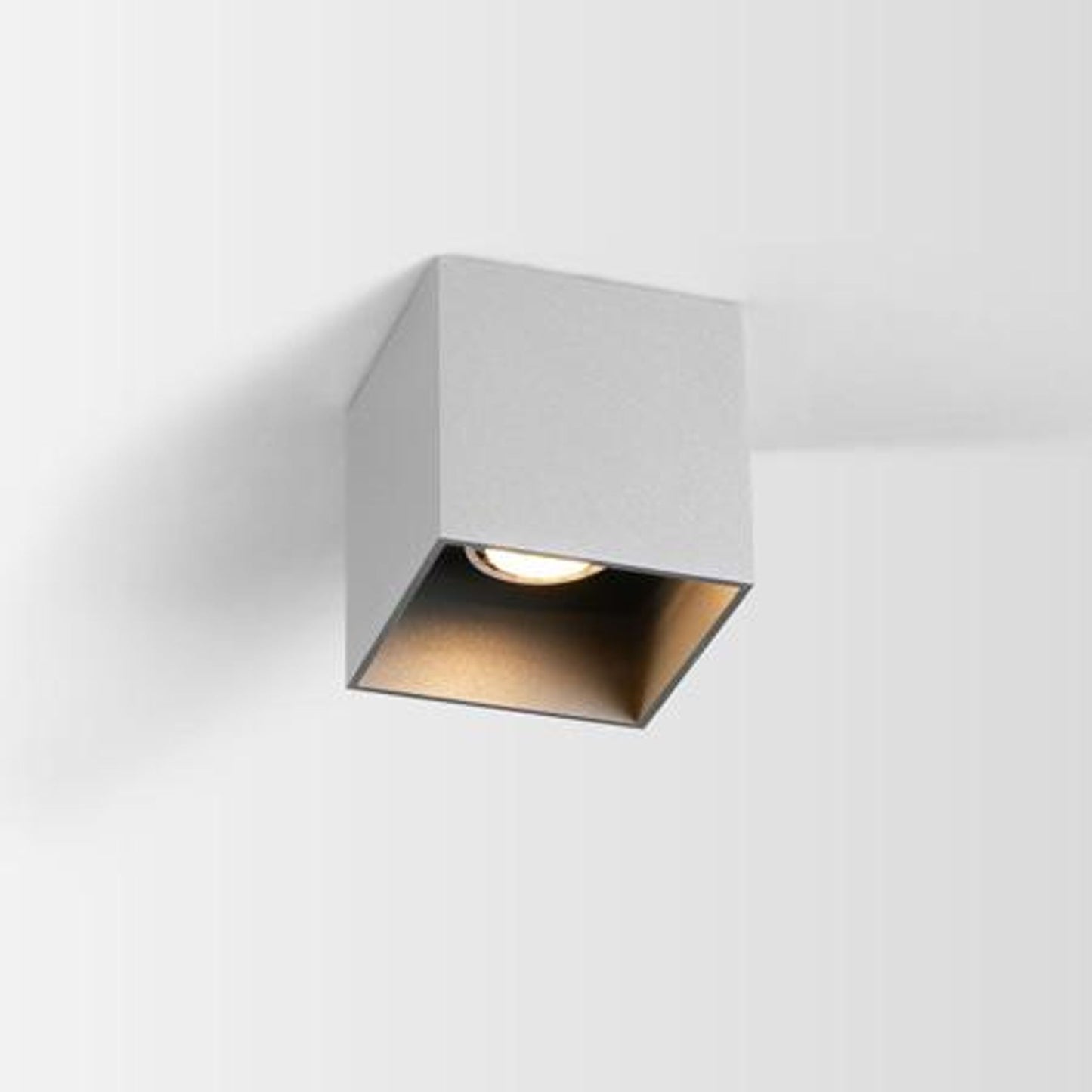 Box 1.0 Aluminium Brushed LED Ceiling Surface with Aluminium Powder Coated