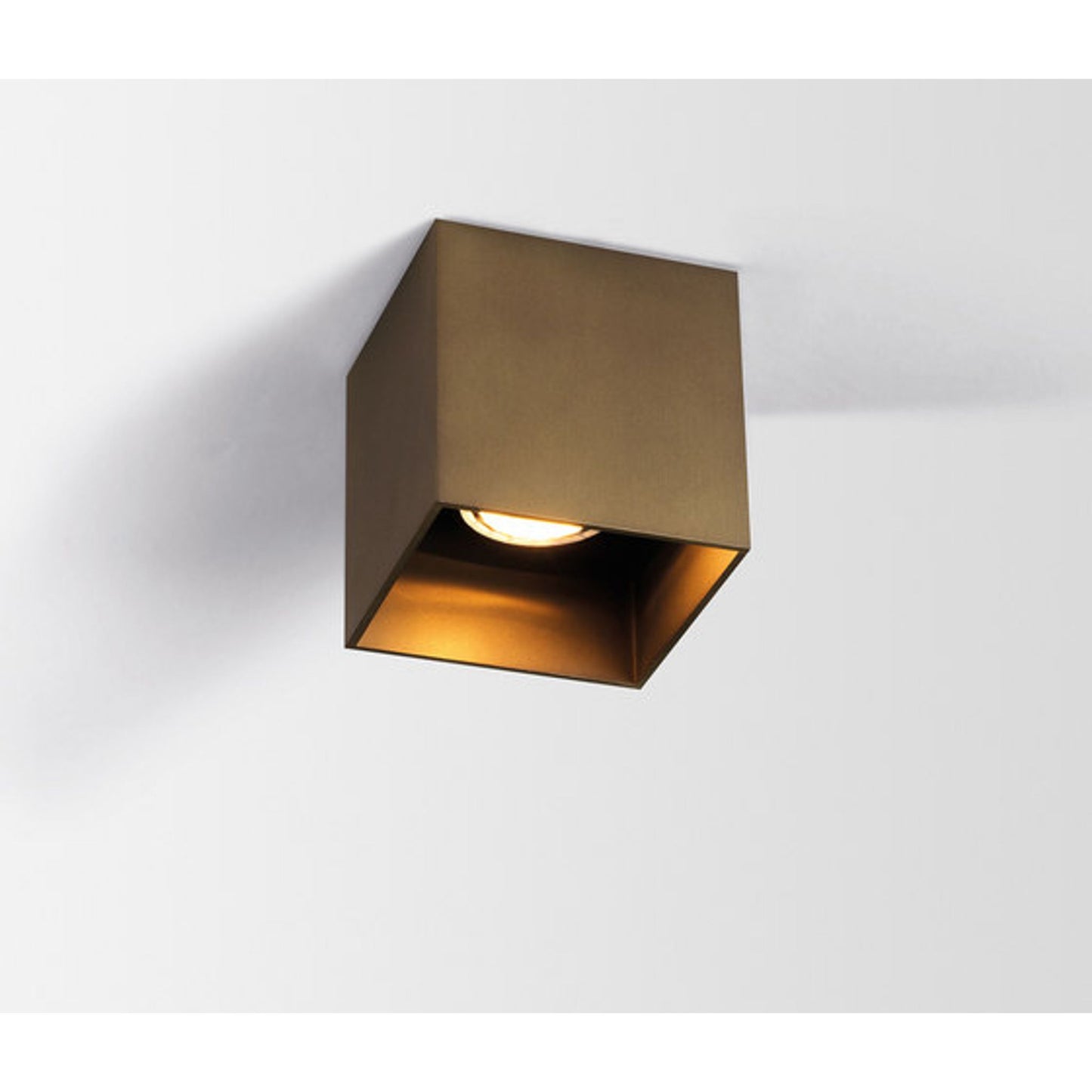 Box 1.0 Bronze LED Ceiling Surface with Aluminium Powder Coated