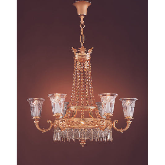 Royal Heritage 9-Light Crystal Chandelier