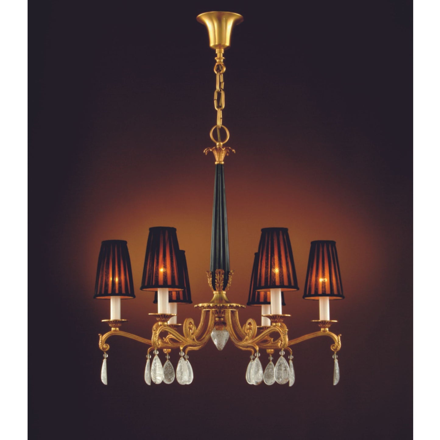 Royal Heritage 6-Light Chandelier with Shade