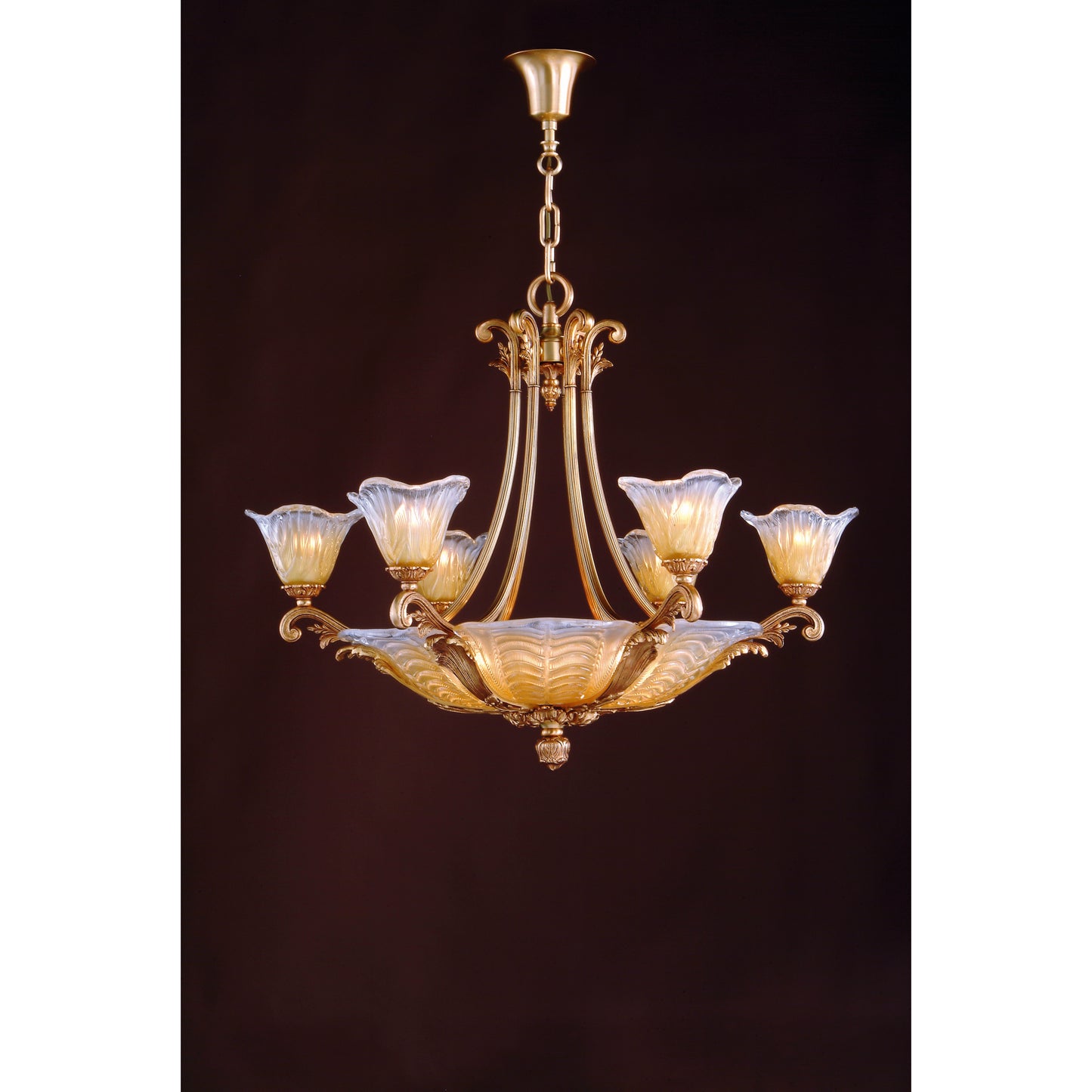 Royal Heritage 13-Light Chandelier Venetian Glass