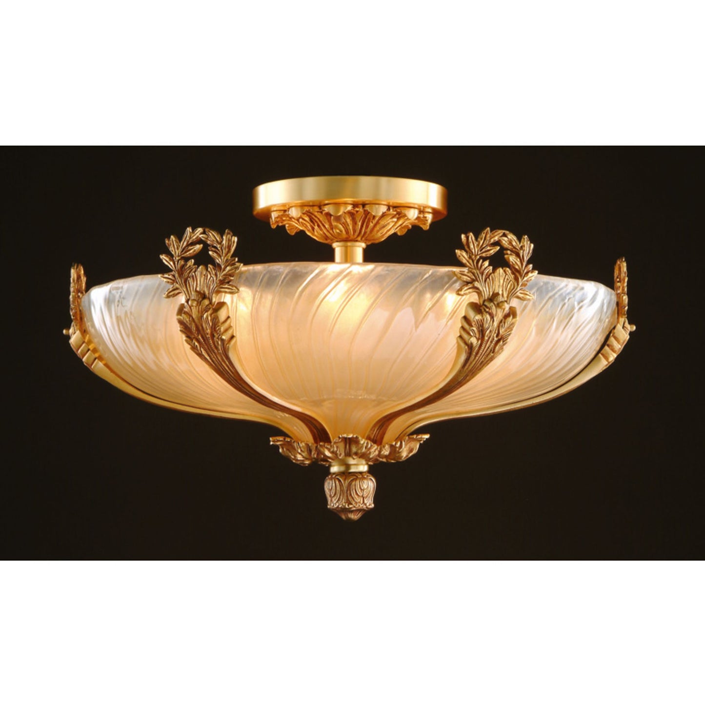 Royal Heritage Venetian Glass Flush Mount