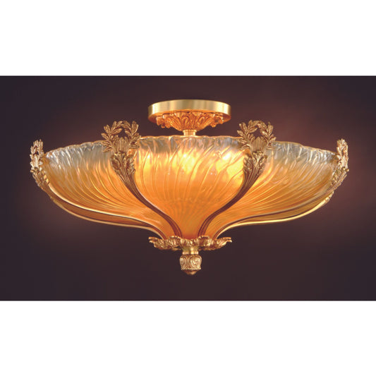 Royal Heritage Venetian Glass Flush Mount