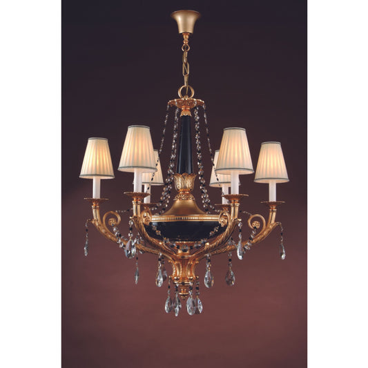 Royal Heritage 6-Light Chandelier with Shade