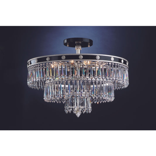 Royal Heritage Crystal Flush Mount