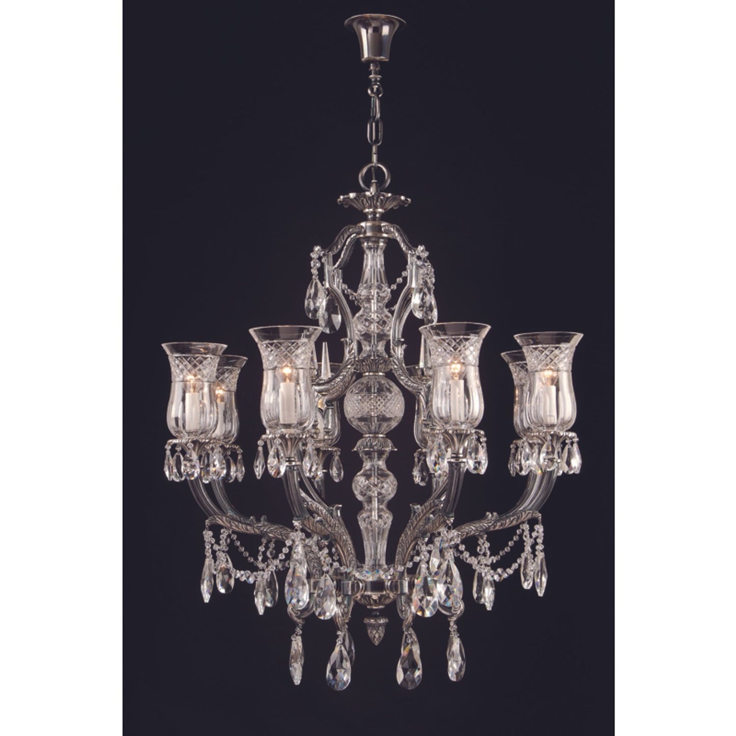 Royal Heritage 8-Light Crystal Chandelier