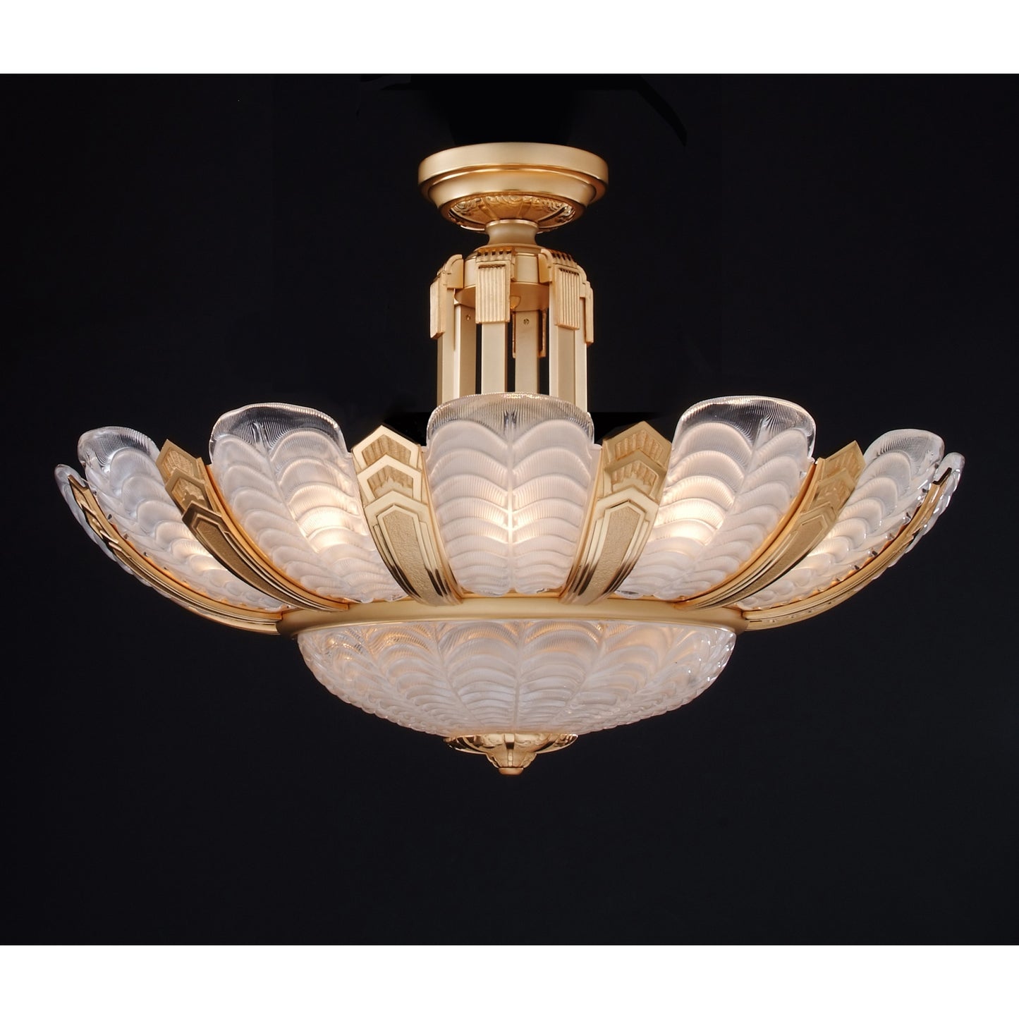 Gallery Venetian Glass Flush Mount