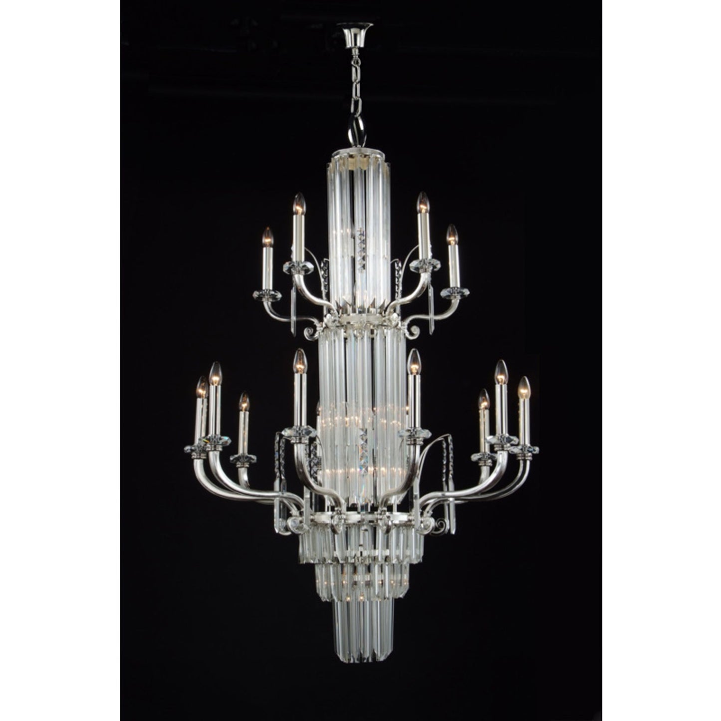 Gallery 25-Light Chandelier with Crystal Glass