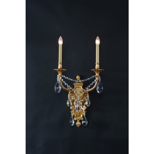 Royal Heritage 2 Light Wall Light Bronze