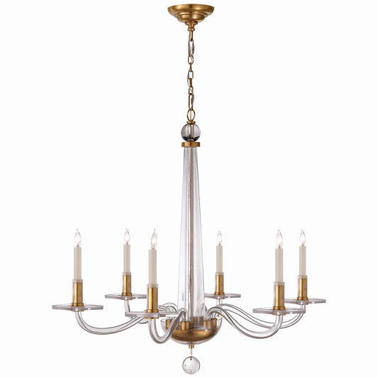 Bernardo Chandelier with Clear Glass